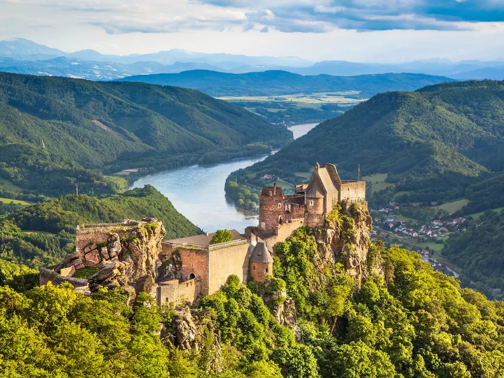 Castle on top of a hill in Germany.