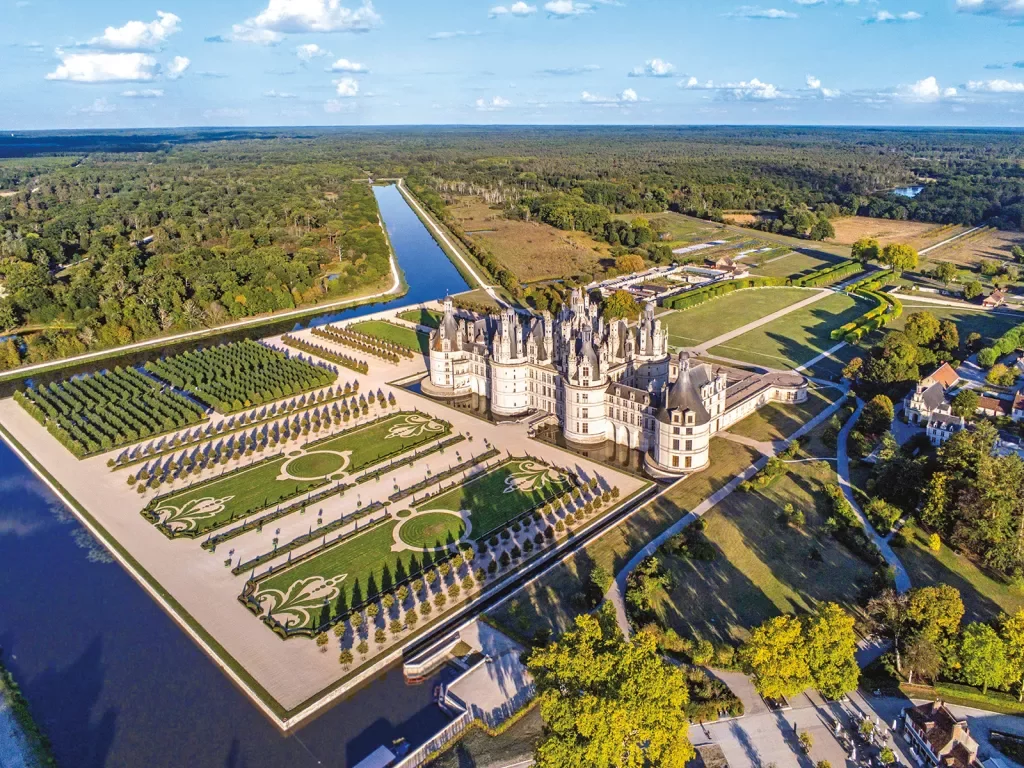 The North West Façade of the Chateau de Chambord