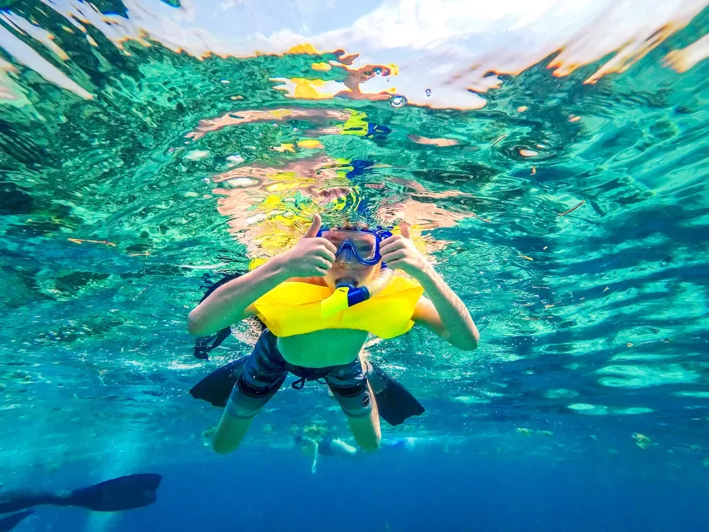 Snorkeling Aqua Blue Water