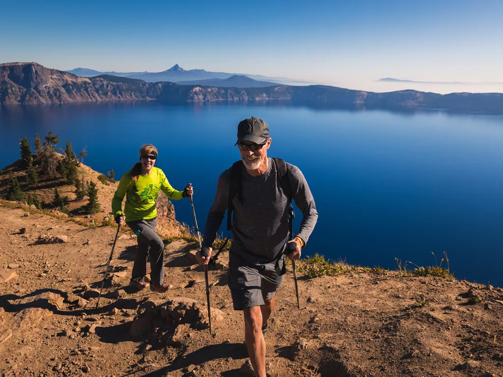Crater lake day hikes store