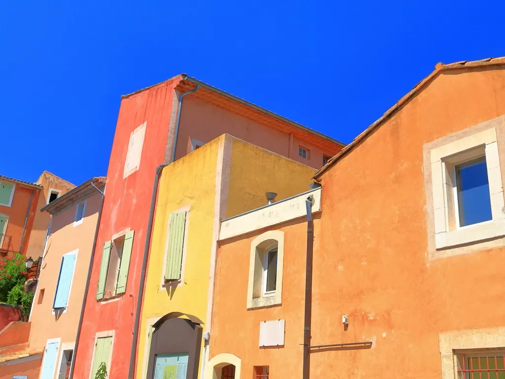 Colorful Buildings in Provence