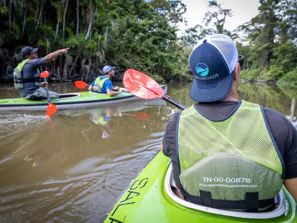 Kayaking Amazon River