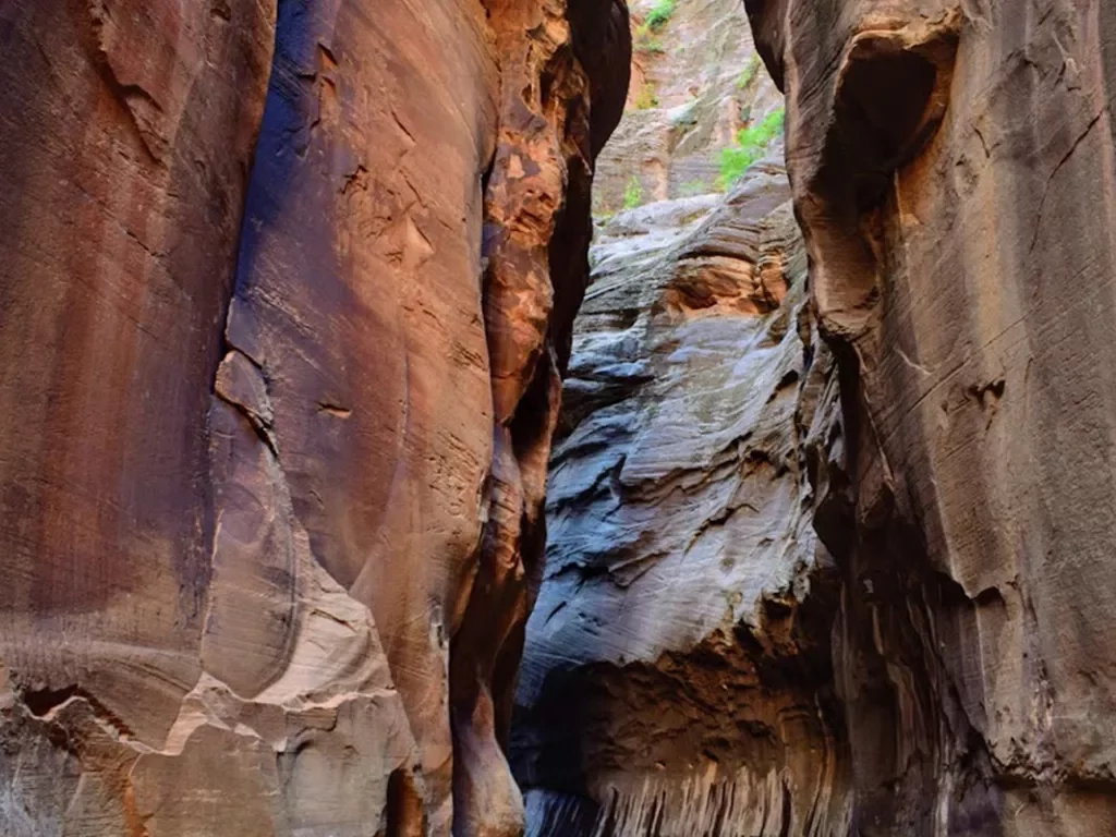 Landscape of slot canyon