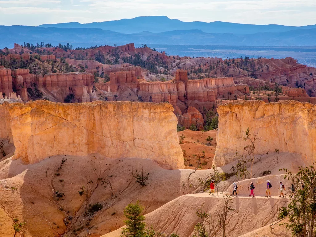 Epic rock formations in Bryce and Zion National Park