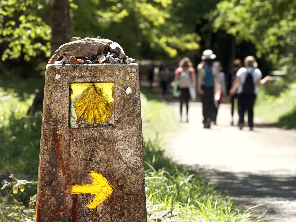 Sign for the camino