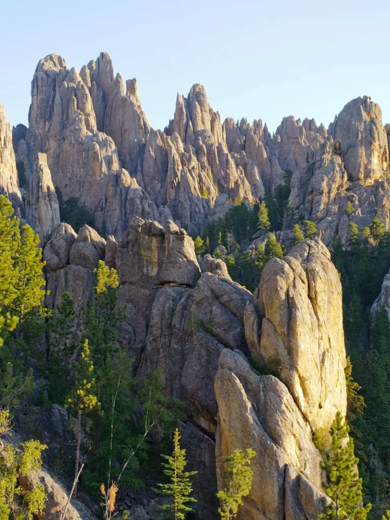 View of unique rock formation