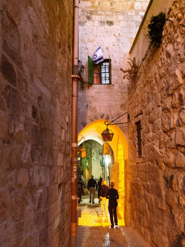 Tzafat Old City Alley