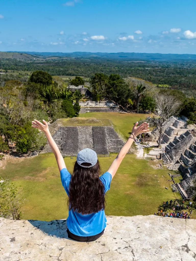 Guest Overlooking Ruin Belize