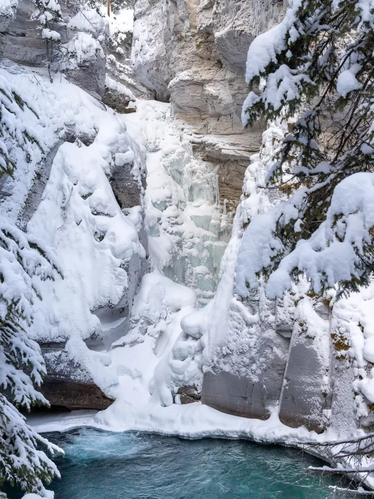 Frozen Waterfall Canada