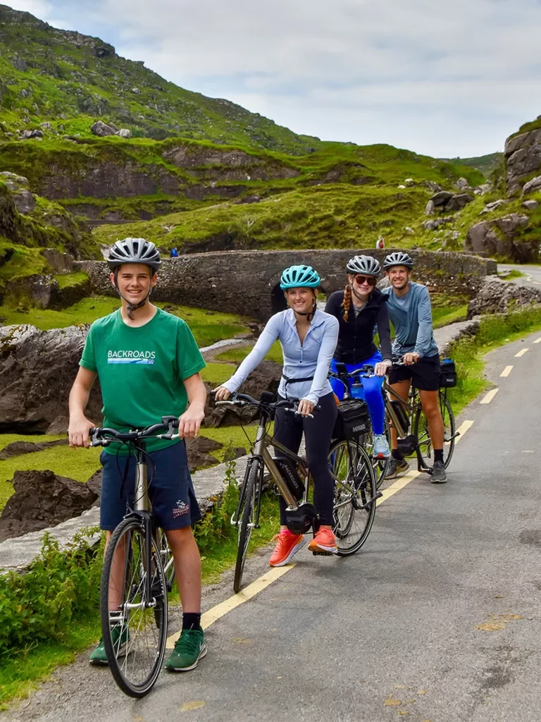 Family of Cyclists Stopped Ireland 