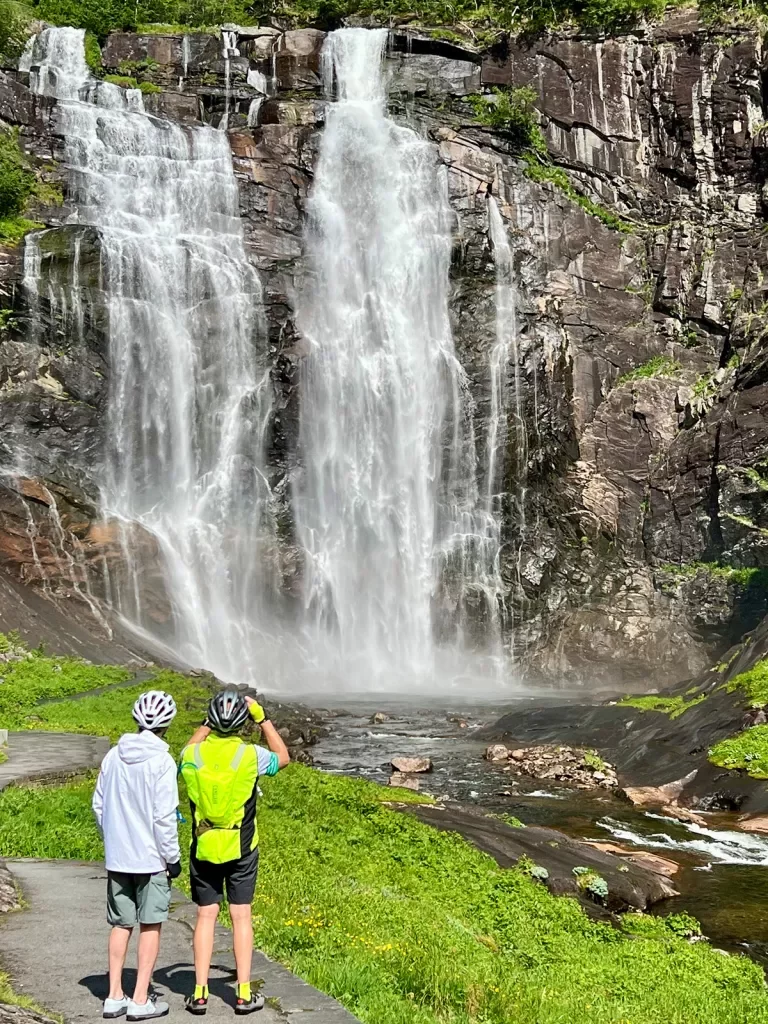 Taking Photo of Waterfall