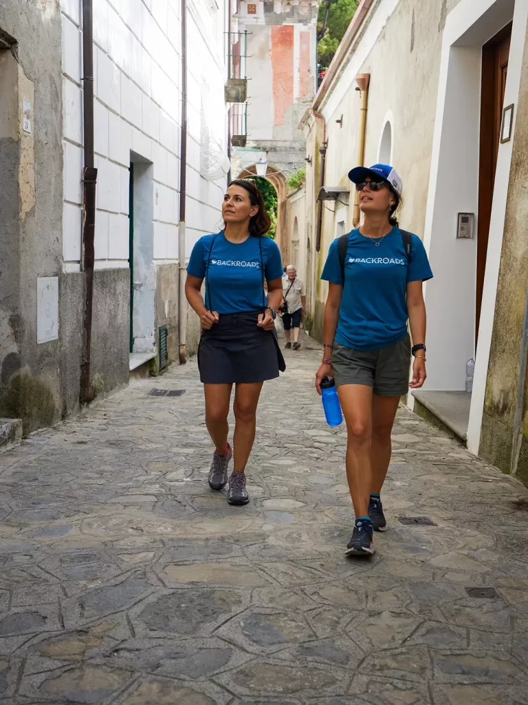 Guests Walking Town Amalfi