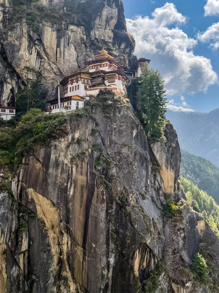 Tigers Nest high in the mountains of Bhutan