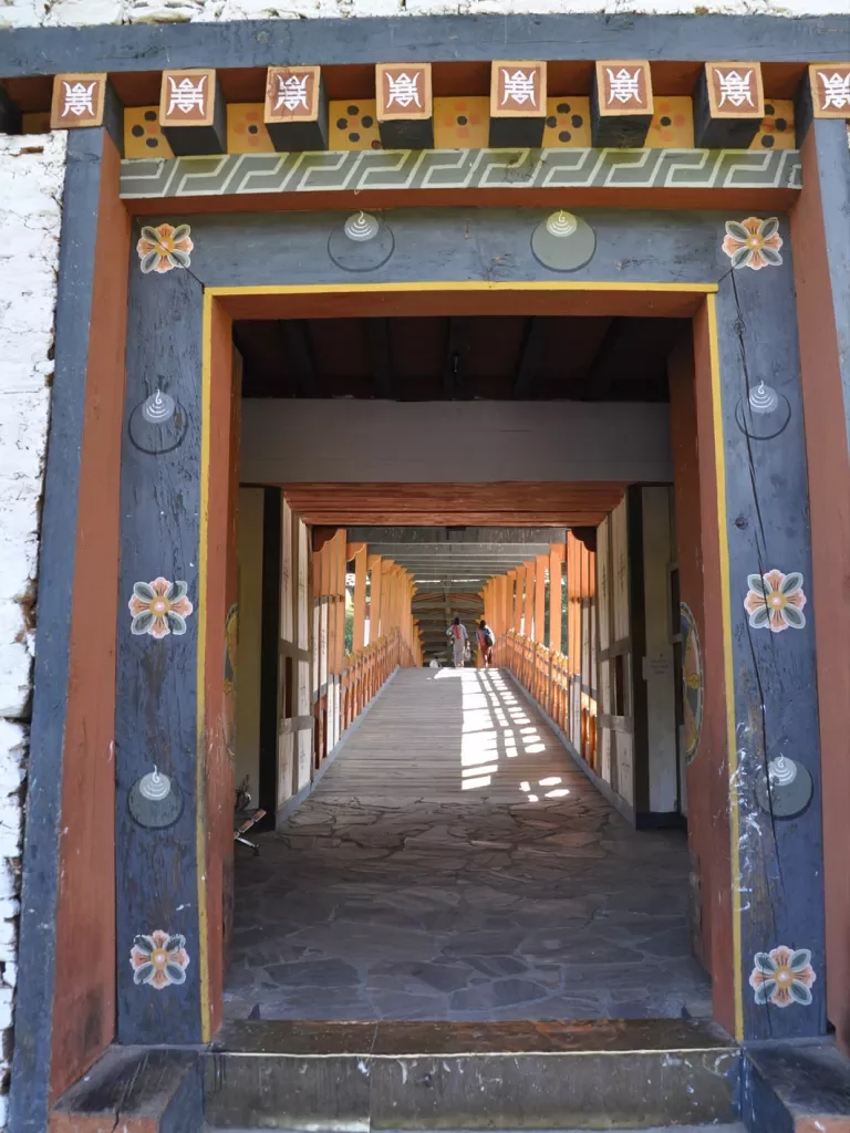 Temple entrance in Bhutan