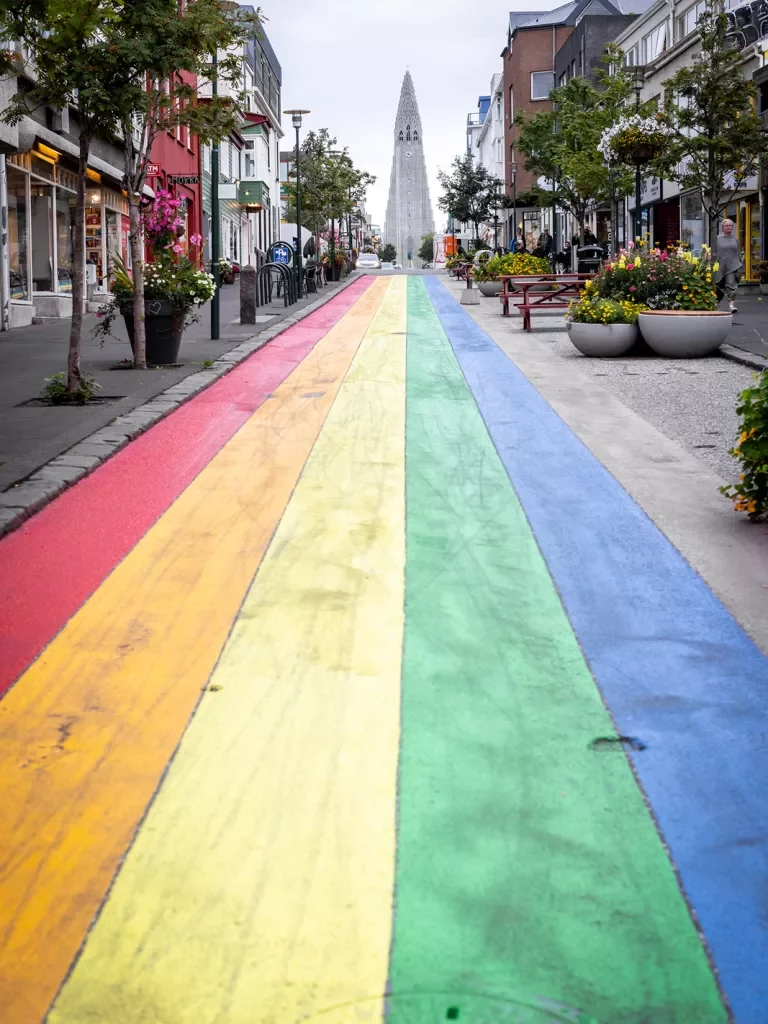Rainbow Street Reykjavik, Iceland