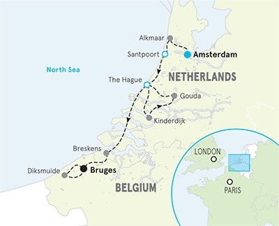 Easygoing Netherlands &amp; Belgium E-bike Tour | Backroads