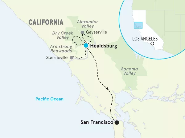 California Alexander Valley Wine Country Biking