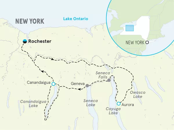 New York Finger Lakes Biking Tour