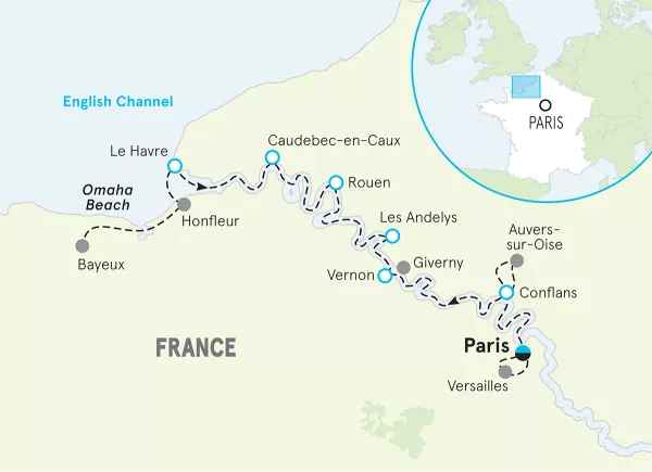 France Seine River Cruise Bike Tour mp