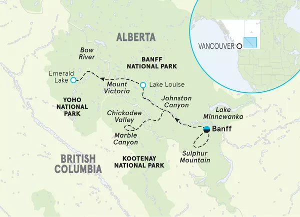 Canadian Rockies Family Snow Adventure Tour