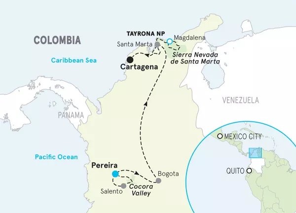 Colombia map