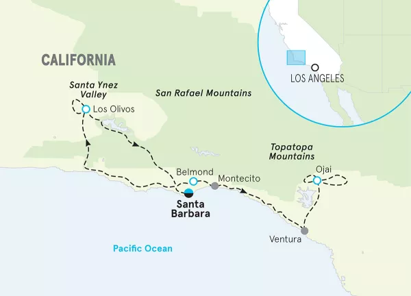 Southern California map