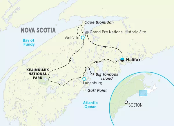 Nova Scotia map