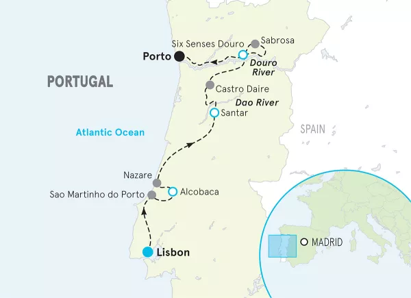 Portugal map