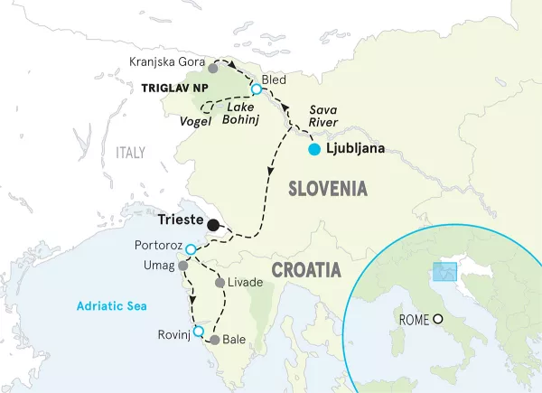 Croatia map