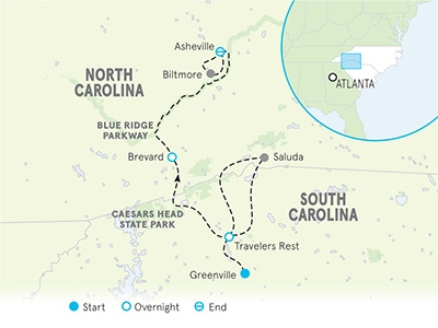 blue ridge parkway bike tours