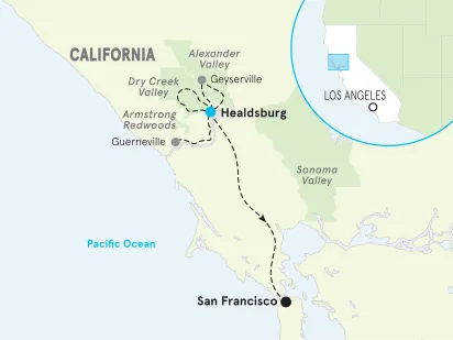 California Alexander Valley Wine Country Biking