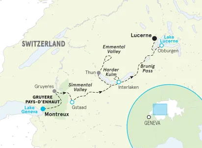 Switzerland Easygoing Bike Tour