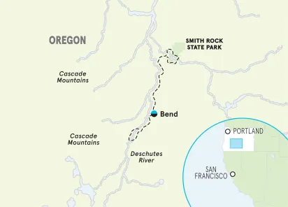 Oregon Bend Multi-Adventure Tour - Weekend Getaway map