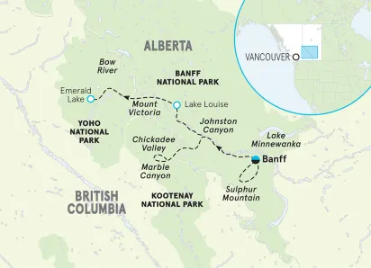 Canadian Rockies Snow Adventure Tour