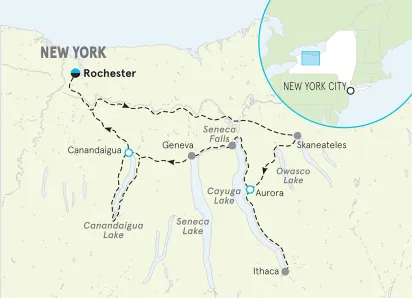 New York Finger Lakes Biking Tour