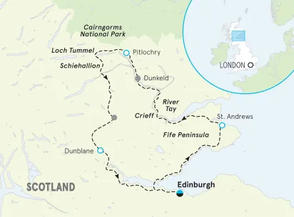 Scotland Easygoing E-bike Tour