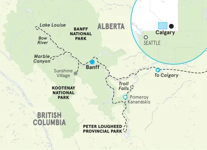 Banff and Lake Louise Easygoing Walking and Hiking Tour