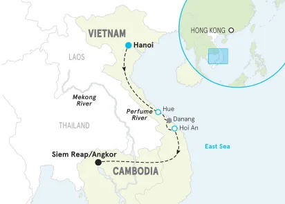 Cambodia map