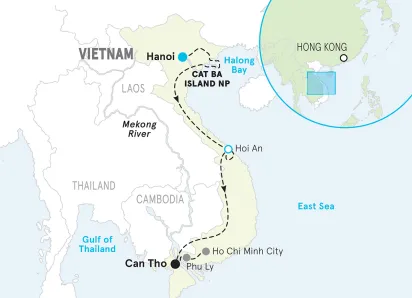 Vietnam map