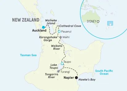 New Zealand map