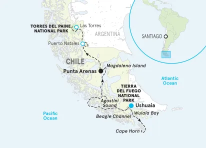 Chile map
