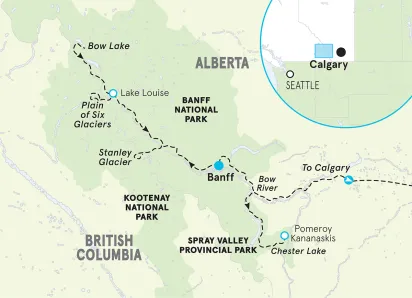 Alberta map