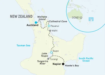 New Zealand Multi-Adventure map