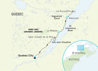 Quebec map