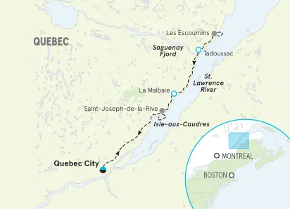 Quebec map
