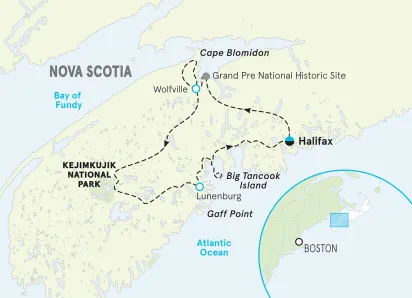 Nova Scotia map