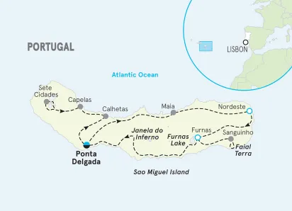 Portugal map