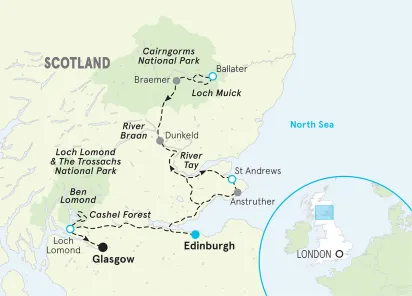 Scotland map