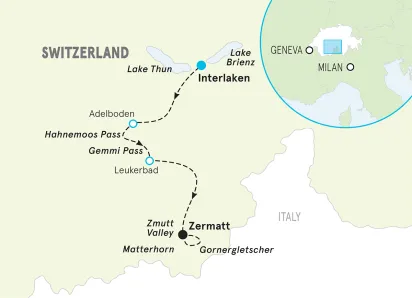 Switzerland map