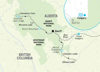 Alberta map